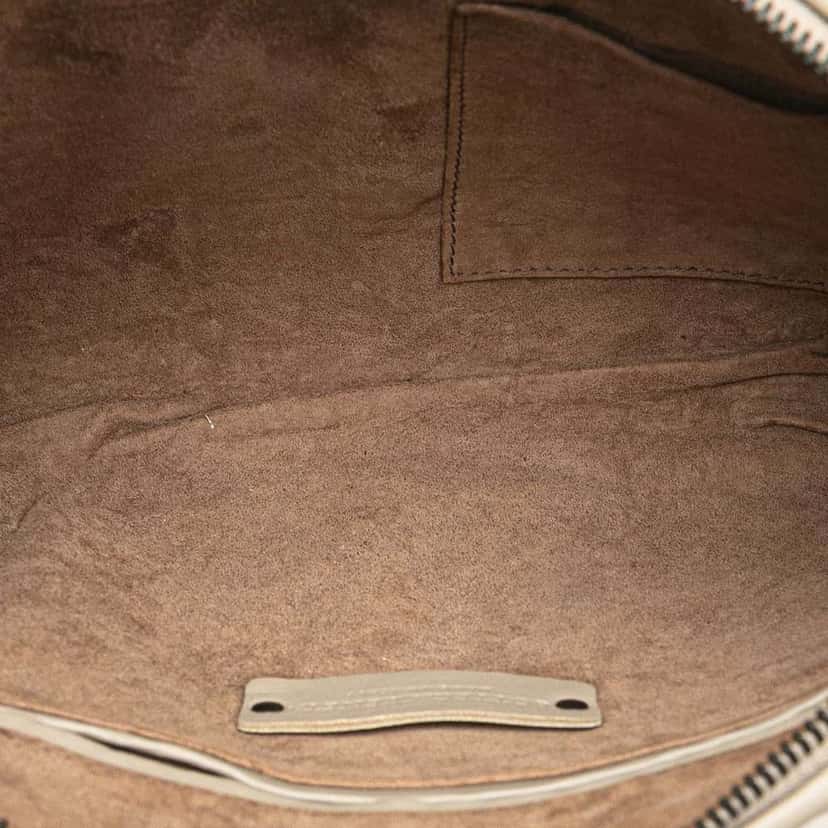 Bottega Veneta Nappa Intrecciato Striped Nodini Crossbody Brown Leather Good condition - Model View