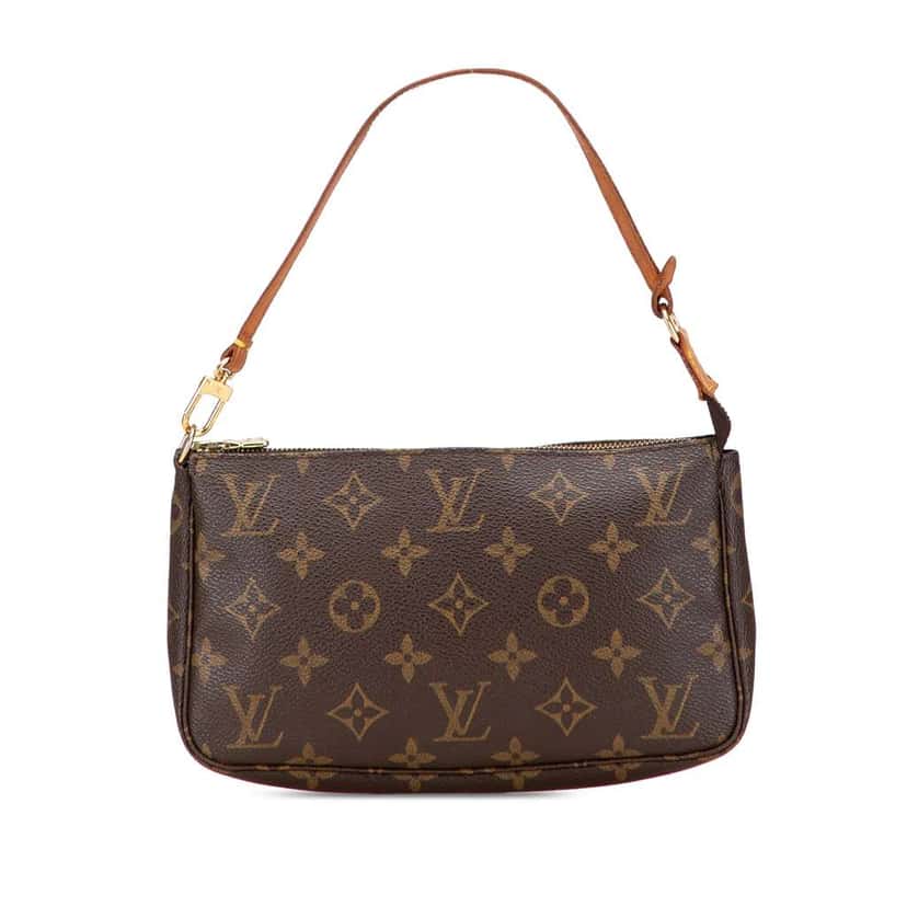 Louis Vuitton Monogram Pochette Accessoires Brown Good condition - Front View
