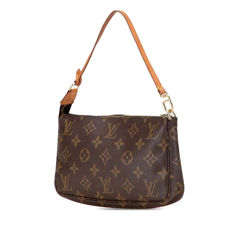 Louis Vuitton Monogram Pochette Accessoires Brown Good condition - Back View