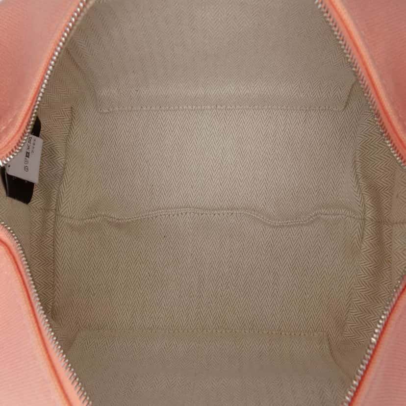 Hermès Small Canvas Bride A Brac Case Pink Canvas Good condition - Model View