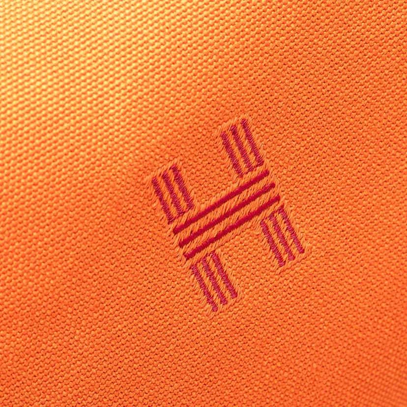 Hermès Large Toile Bride A Brac Orange Canvas Good condition - Box View