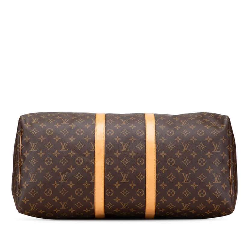 Louis Vuitton Monogram Keepall 55 Brown Good condition - Inside View
