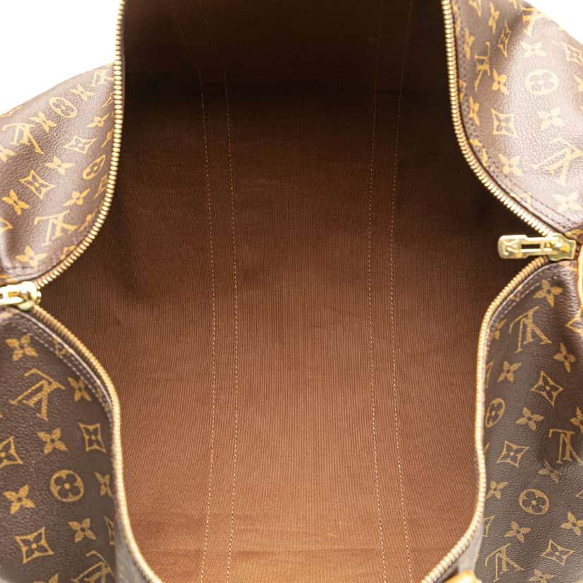 Louis Vuitton Monogram Keepall 55 Brown Good condition - Model View
