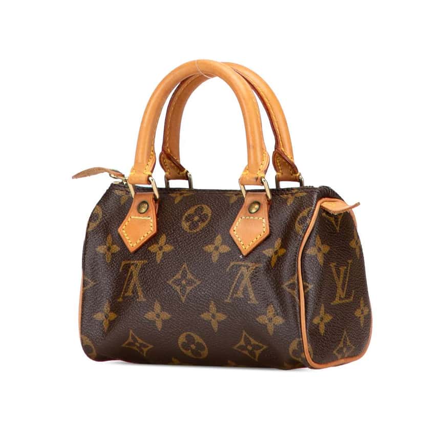 Louis Vuitton Monogram Mini Speedy HL Brown Good condition - Back View
