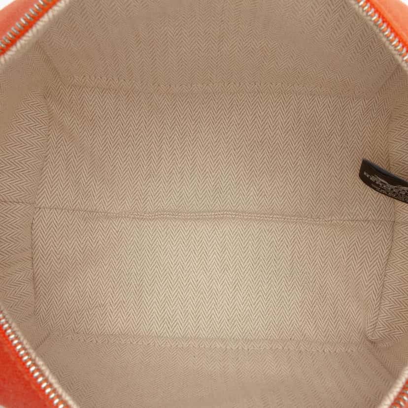 Hermès Small Toile Bride A Brac Case Orange Canvas Good condition - Model View