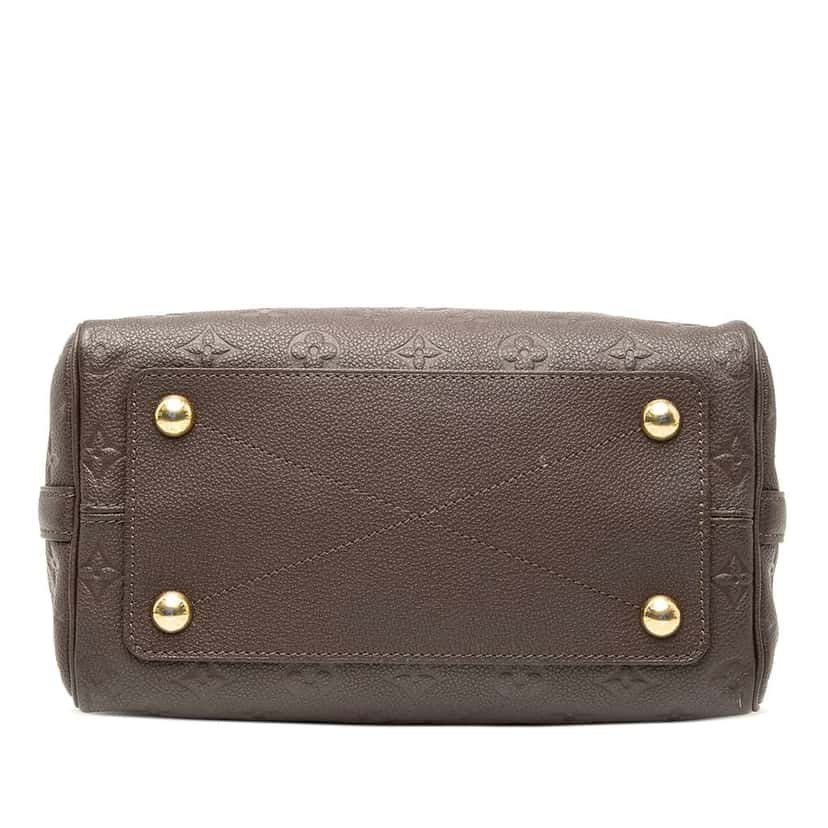 Louis Vuitton Monogram Empreinte Speedy Bandouliere 25 Brown Leather Good condition - Inside View