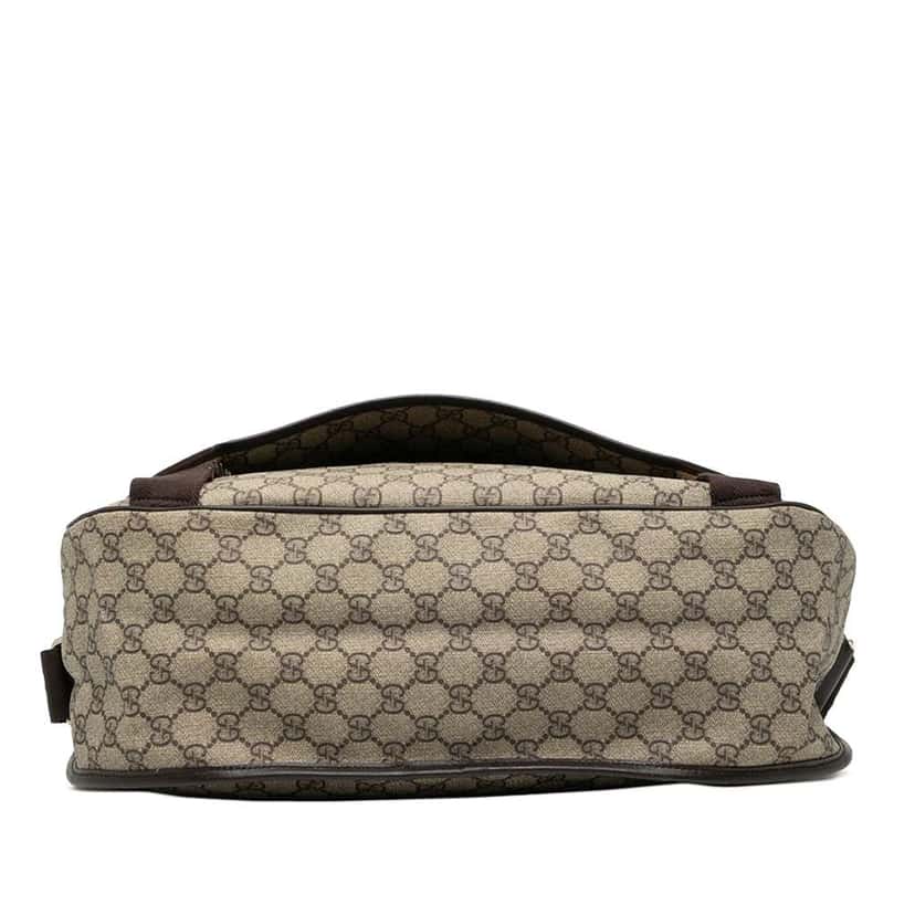 Gucci GG Supreme Messenger Bag Brown Canvas Good condition - Inside View