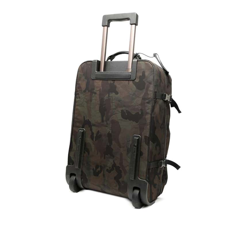 Prada Tessuto Camouflage Trolley Brown Good condition - Back View