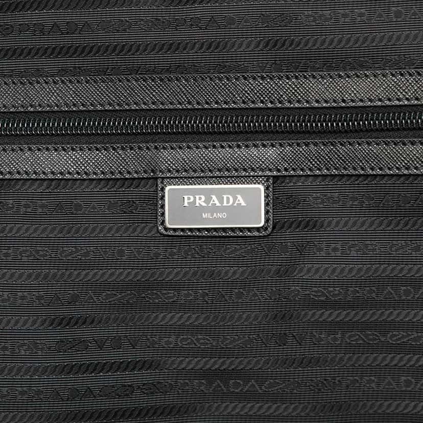 Prada Tessuto Camouflage Trolley Brown Good condition - Box View