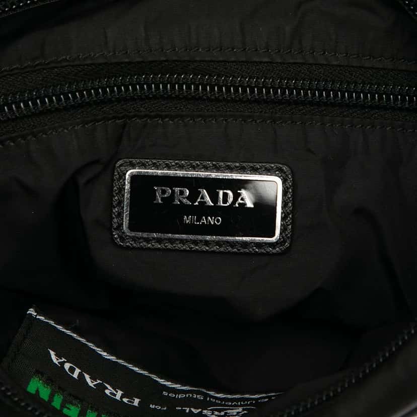 Prada Universal Studios Tessuto Montagna Frankenstein Print Crossbody Black Very good condition - Box View