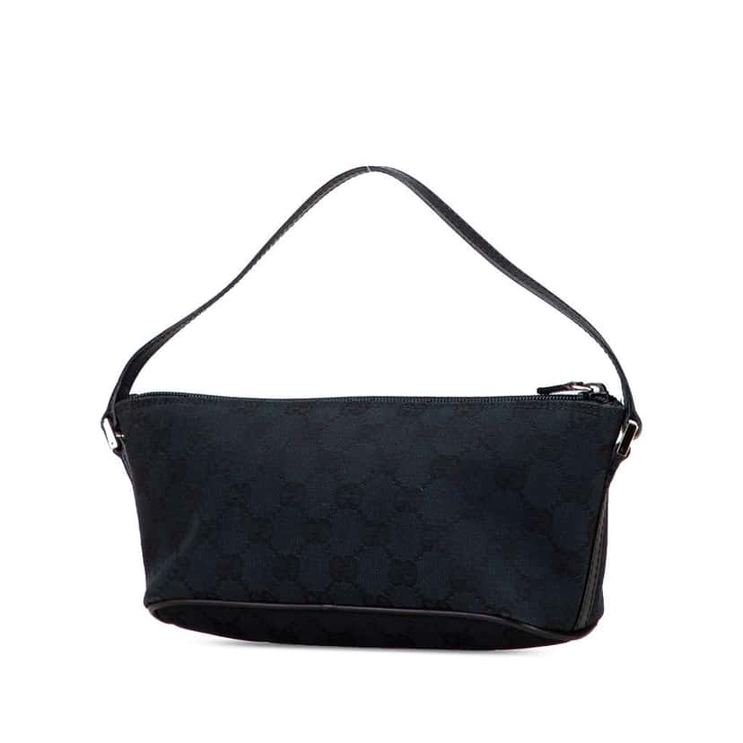Gucci GG Canvas Boat Blue Canvas Good condition - Back View