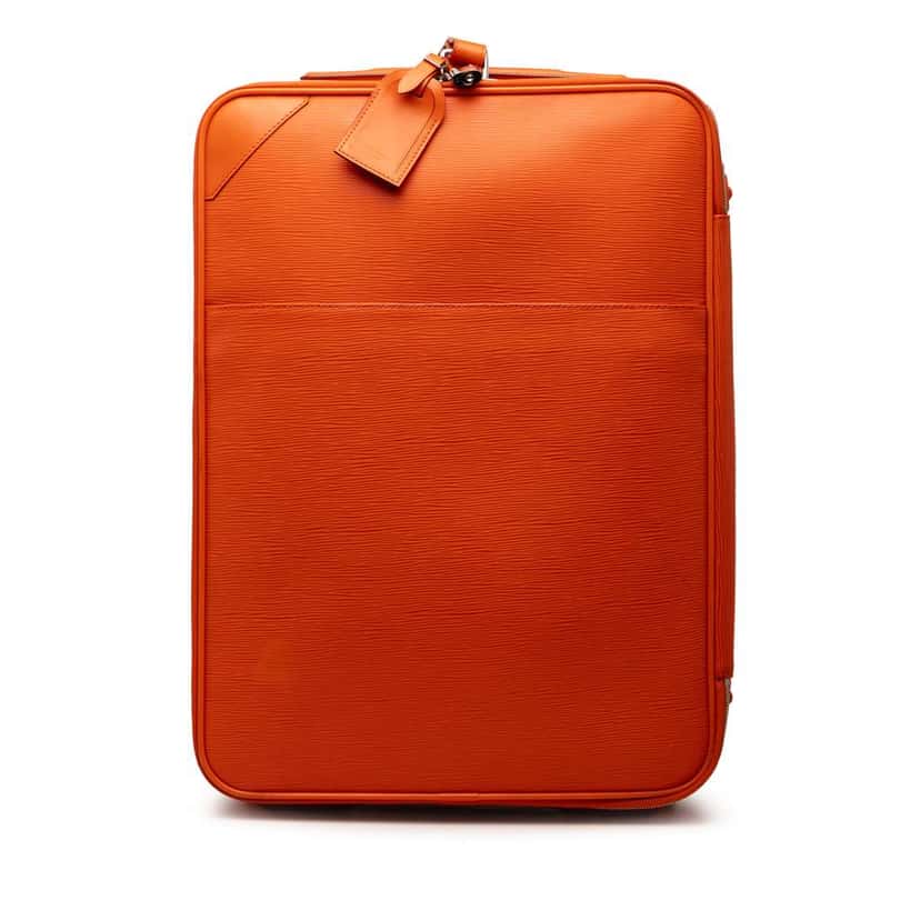 Louis Vuitton Epi Pegase 55 Orange Leather Good condition - Front View