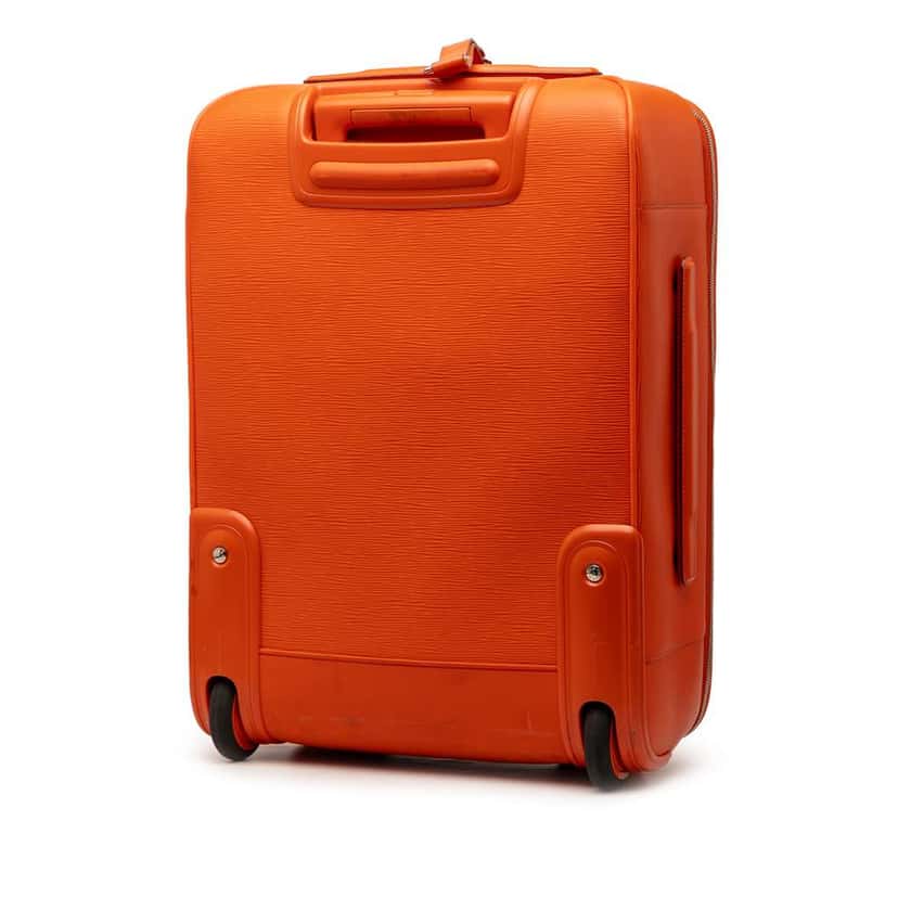 Louis Vuitton Epi Pegase 55 Orange Leather Good condition - Back View