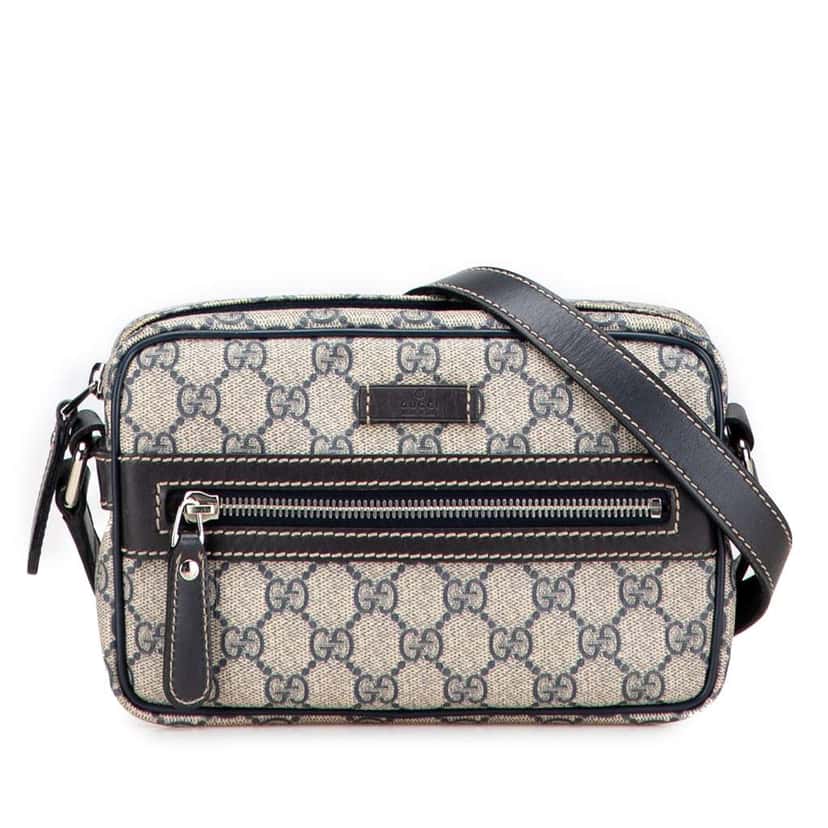 Gucci GG Supreme Crossbody Brown Canvas Good condition - Front View
