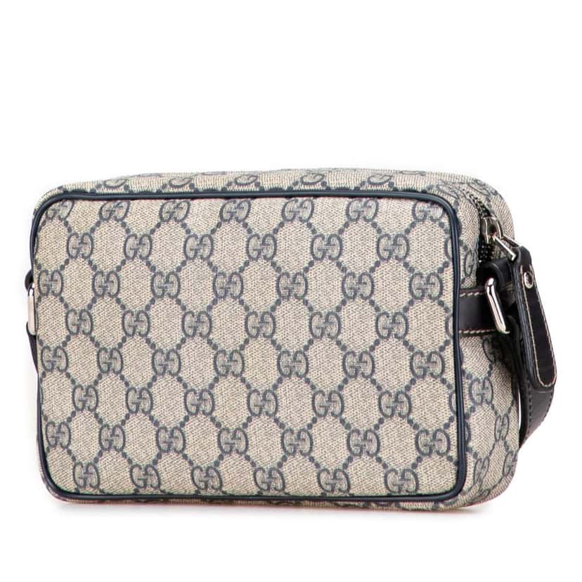 Gucci GG Supreme Crossbody Brown Canvas Good condition - Back View