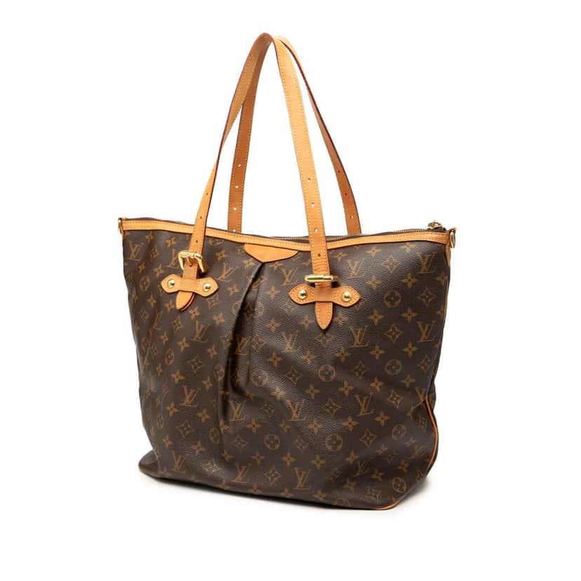 Louis Vuitton Monogram Palermo GM Brown Good condition - Back View