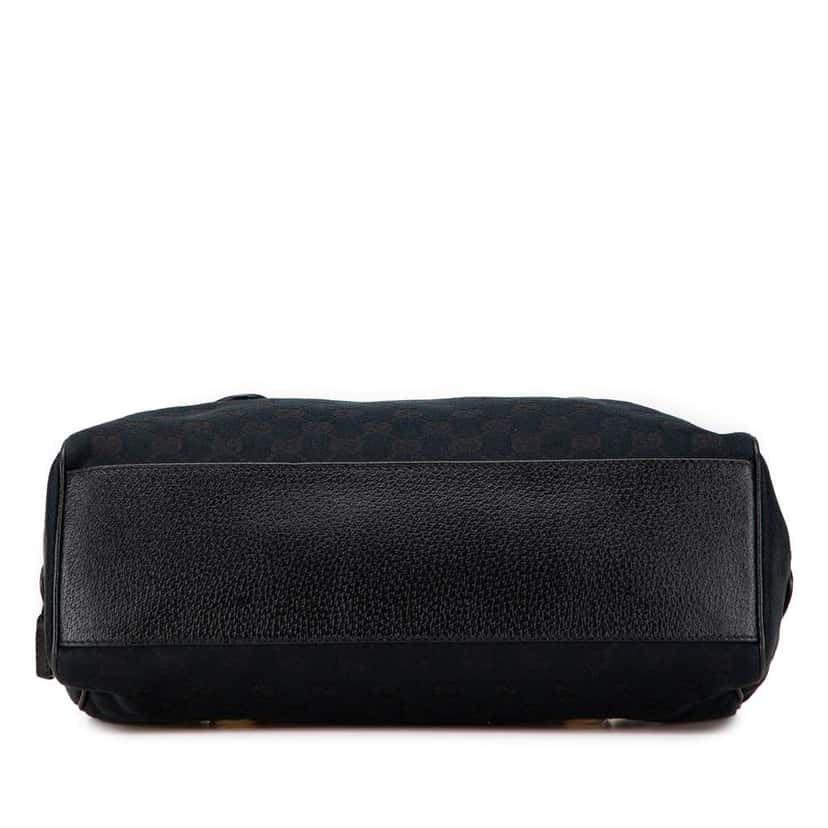 Gucci GG Canvas Charmy Shoulder Bag Black Canvas Good condition - Inside View