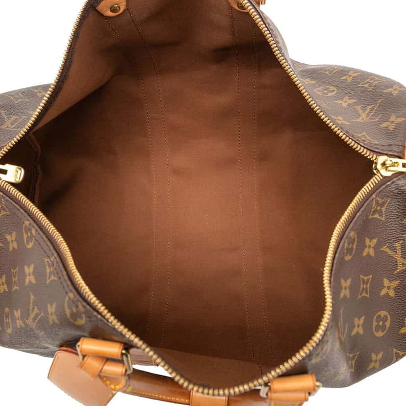 Louis Vuitton Monogram Keepall 45 Brown Good condition - Model View