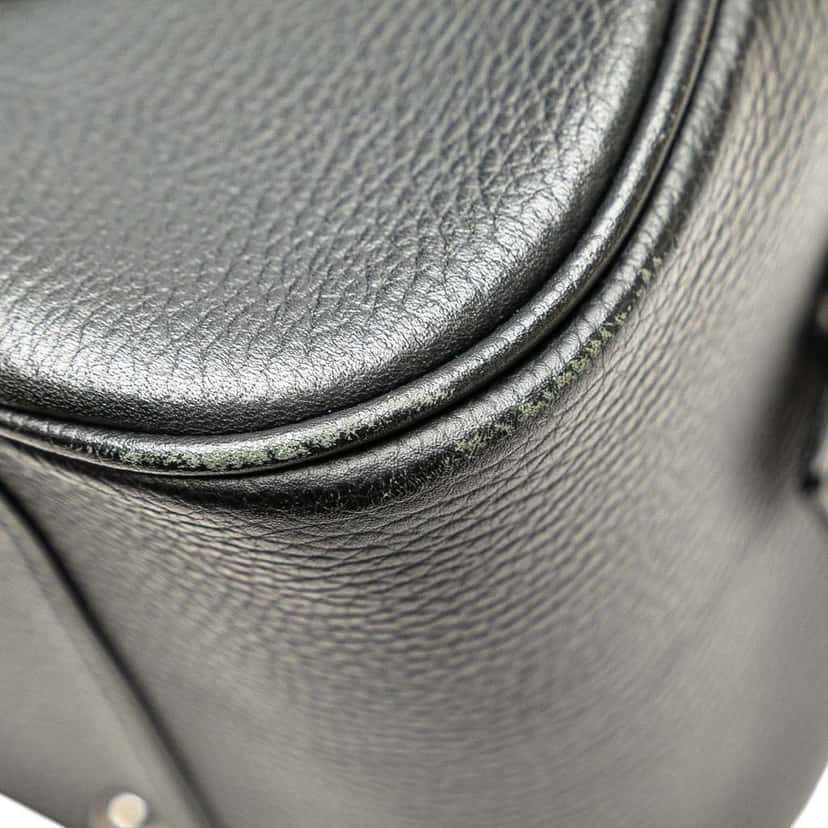 Burberry Leather Boston Bag Black Leather Good condition - Box View
