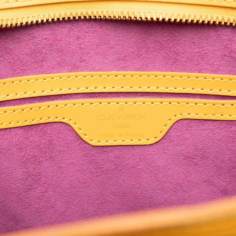Louis Vuitton Epi Saint Jacques PM Short Strap Yellow Leather Good condition - Box View