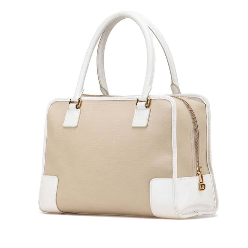 Loewe Canvas Amazona 36 Brown Canvas Good condition - Back View