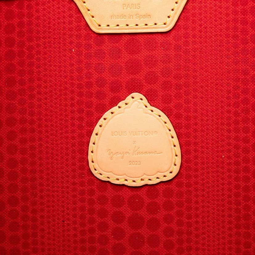 Louis Vuitton Yayoi Kusama Monogram Painted Dots Neverfull MM Brown Good condition - Box View