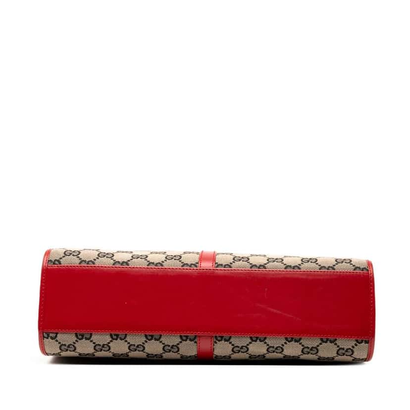 Gucci GG Canvas Jackie Tote Brown Canvas Good condition - Inside View