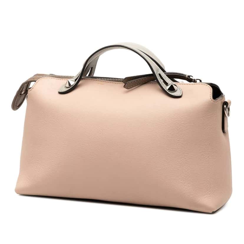 Fendi Medium Bicolor Leather By The Way Satchel Brown Leather Good condition - Back View