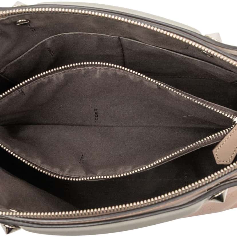 Fendi Medium Bicolor Leather By The Way Satchel Brown Leather Good condition - Model View