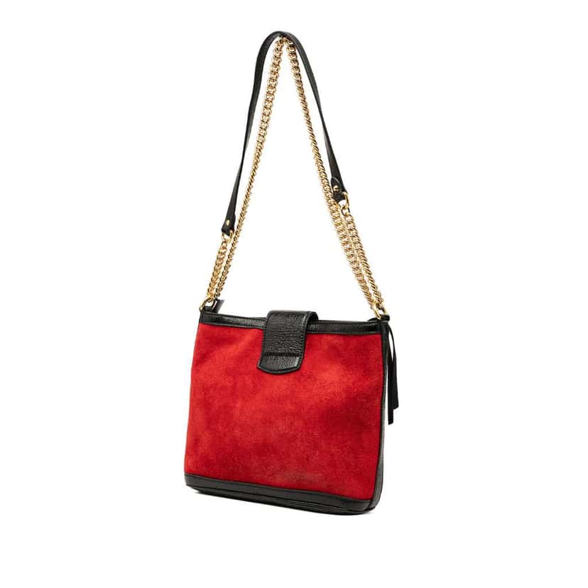 Gucci Suede Dionysus Bucket Bag Red Leather Very good condition - Back View