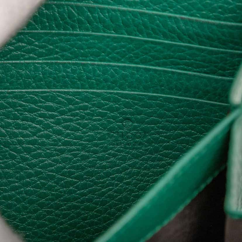 Gucci Leather Dionysus Wallet on Chain Green Leather Good condition - Box View