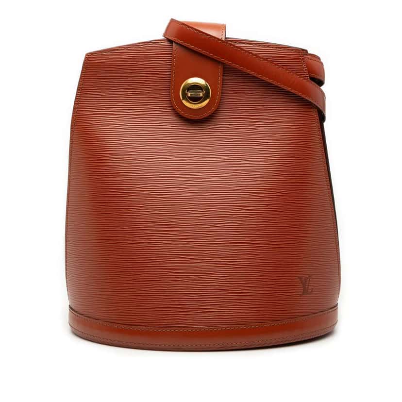 Louis Vuitton Epi Cluny Brown Leather Good condition - Front View