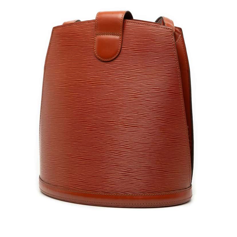 Louis Vuitton Epi Cluny Brown Leather Good condition - Back View