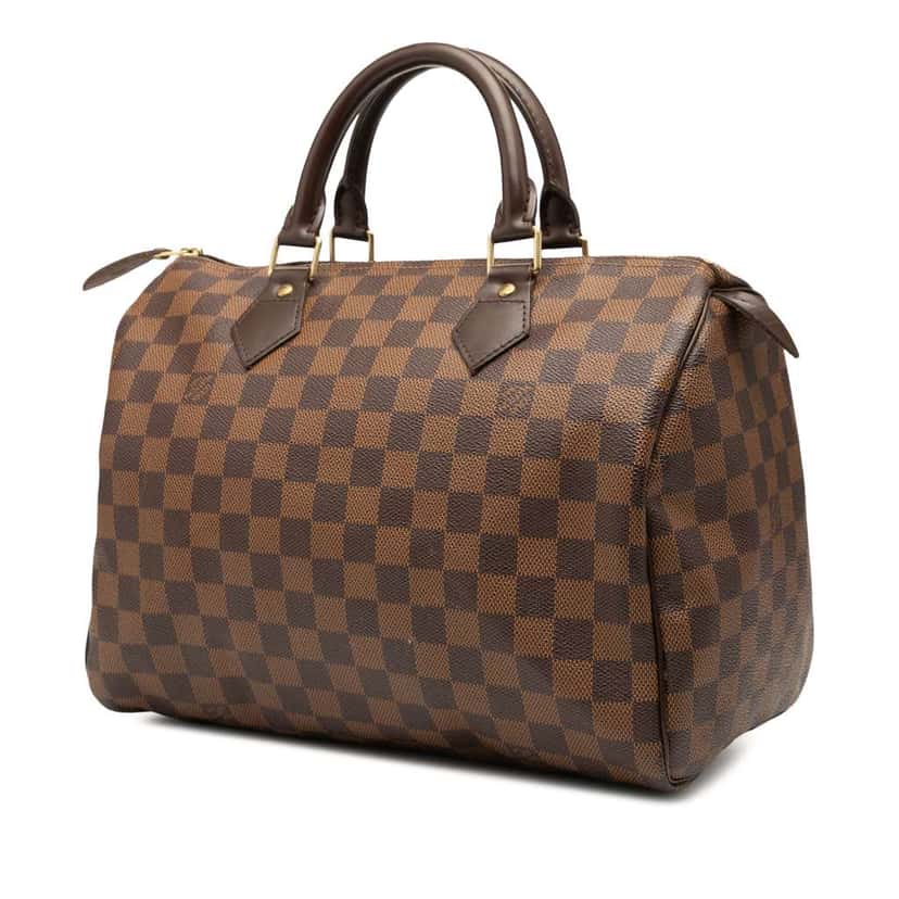Louis Vuitton Damier Ebene Speedy 30 Brown Good condition - Back View