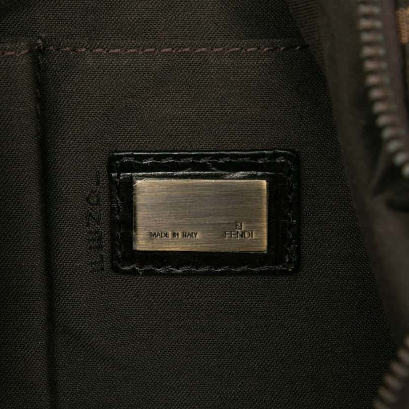Fendi Zucca Canvas Borsa B Hobo Brown Canvas Good condition - Box View
