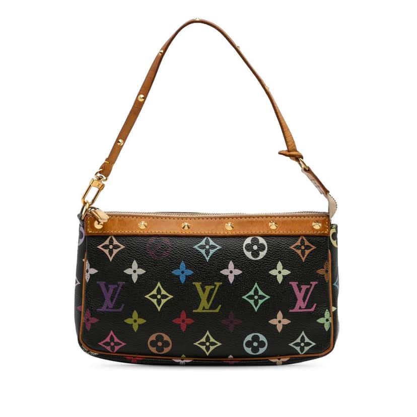 Louis Vuitton Monogram Multicolore Pochette Accessoires Black Good condition - Front View