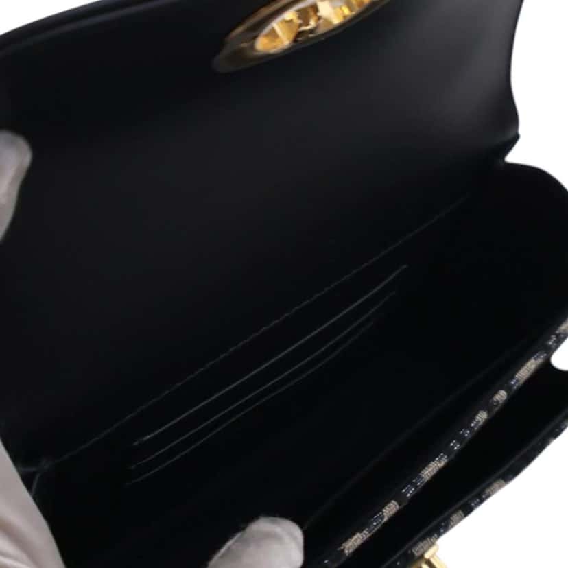 Dior Mini Oblique Canvas Miss Maddy Flap Blue Canvas Good condition - Box View