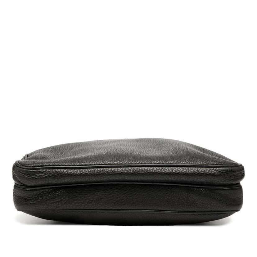 Prada Vitello City Zip Top Crossbody Black Leather Good condition - Inside View