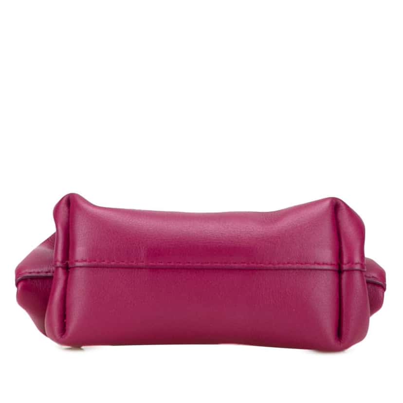 Bottega Veneta Leather Point Coin Purse Satchel Pink Leather Very good condition - Inside View