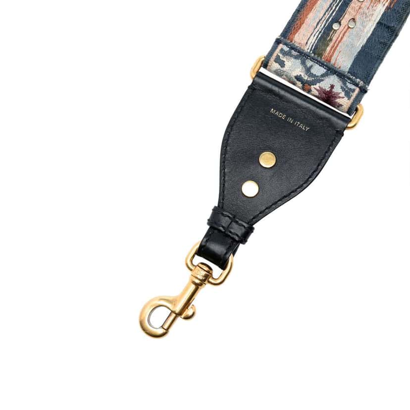 Dior Studded Canvas KaleiDiorscopic Bag Strap Brown Canvas Good condition - Inside View
