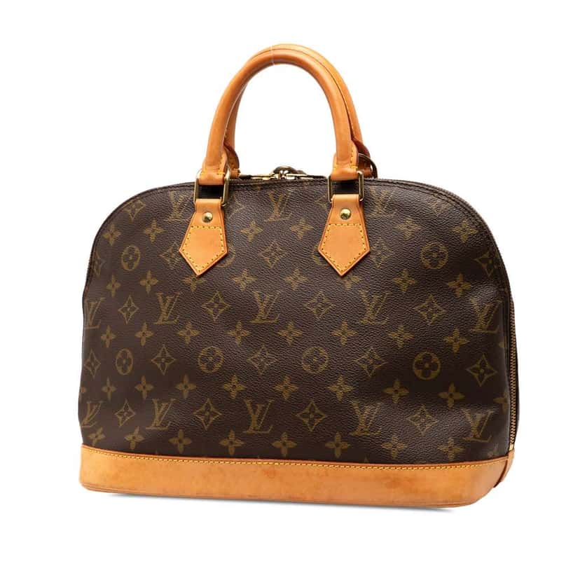 Louis Vuitton Monogram Alma PM Brown Good condition - Back View