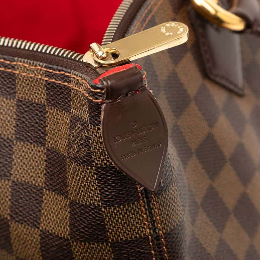 Louis Vuitton Damier Ebene Saleya PM Brown Good condition - Box View