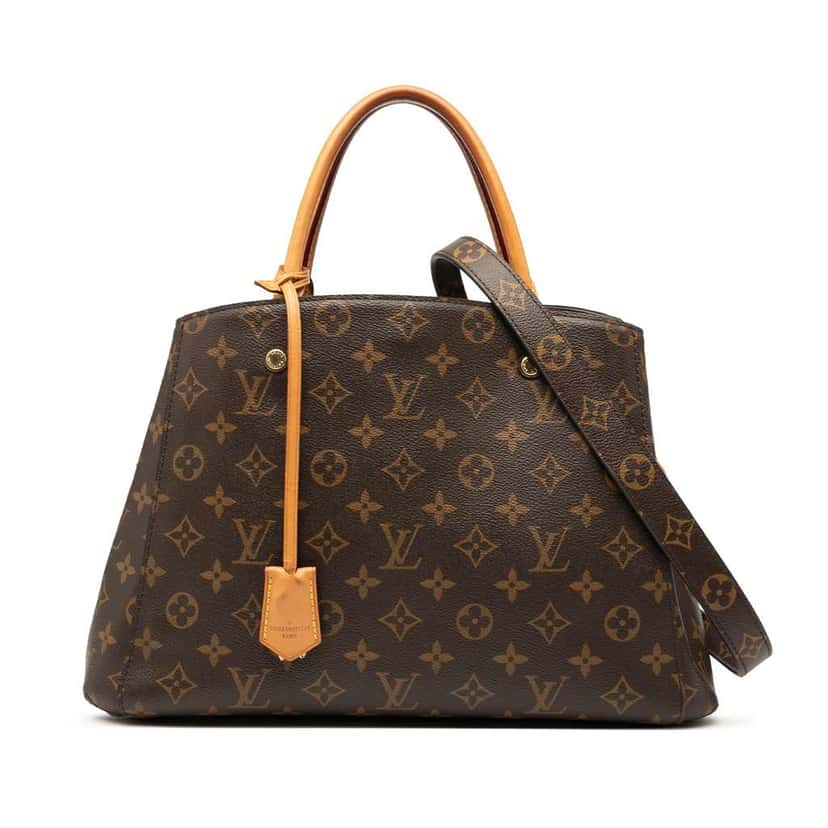 Louis Vuitton Monogram Montaigne MM Brown Good condition - Front View
