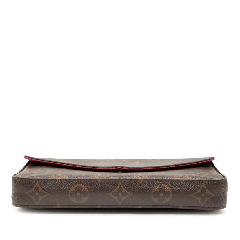Louis Vuitton Monogram Pochette Felicie Brown Good condition - Inside View