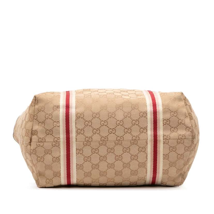 Gucci Large GG Canvas Jolicoeur Tote Brown Canvas Good condition - Inside View