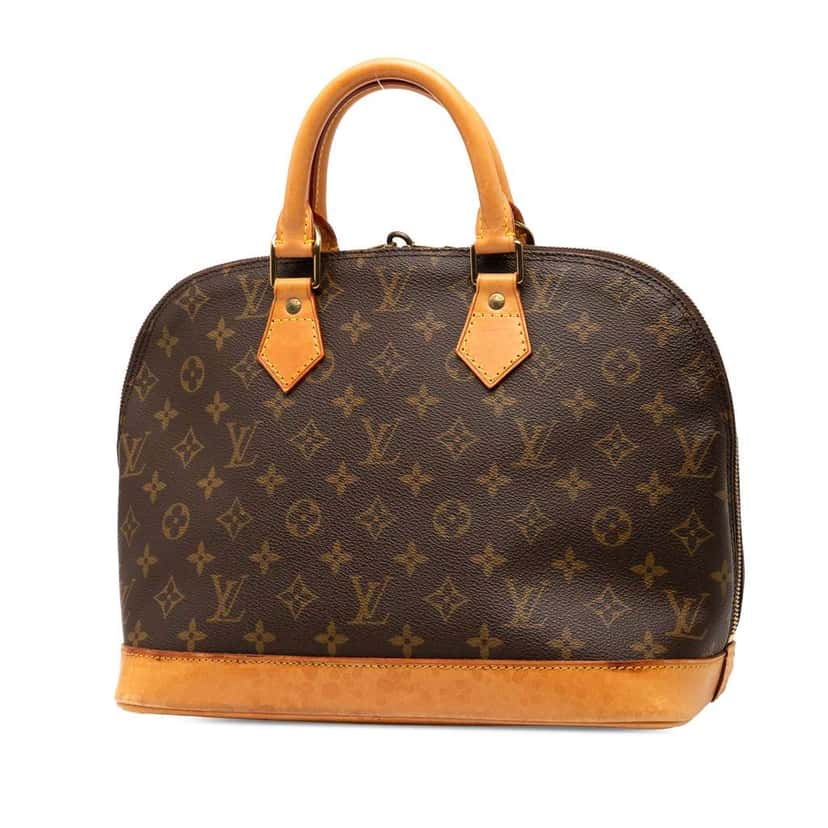 Louis Vuitton Monogram Alma PM Brown Good condition - Back View