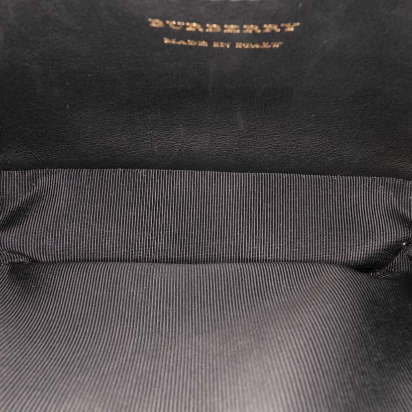 Burberry Haymarket Check Canvas 1983 Link Belt Bag Brown Canvas Good condition - Model View