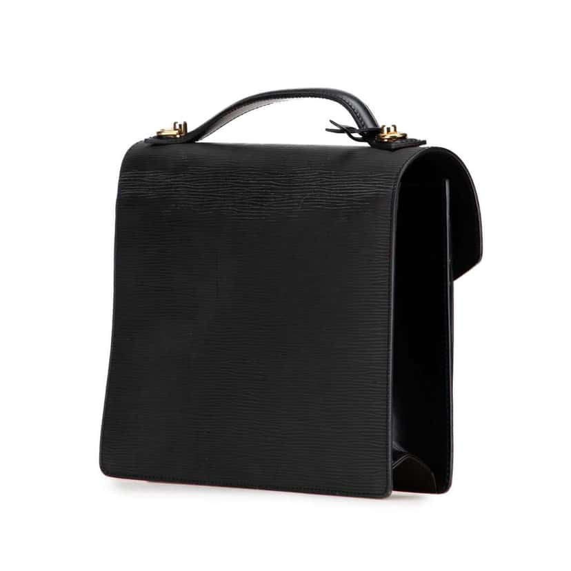 Louis Vuitton Epi Monceau 28 Black Leather Good condition - Back View