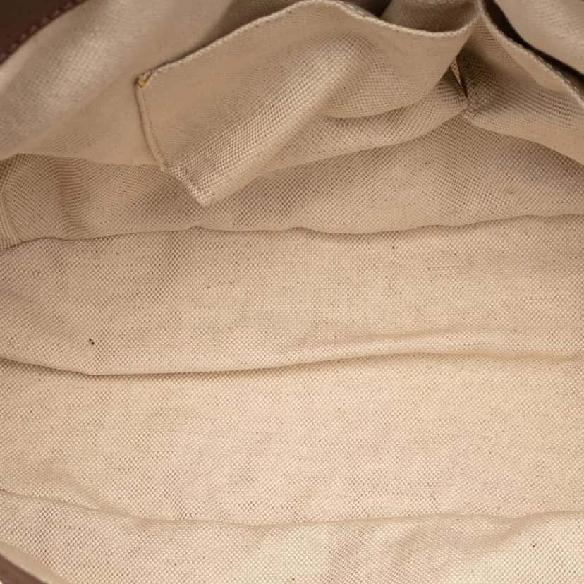 Gucci Guccissima Sukey Satchel Brown Leather Good condition - Model View
