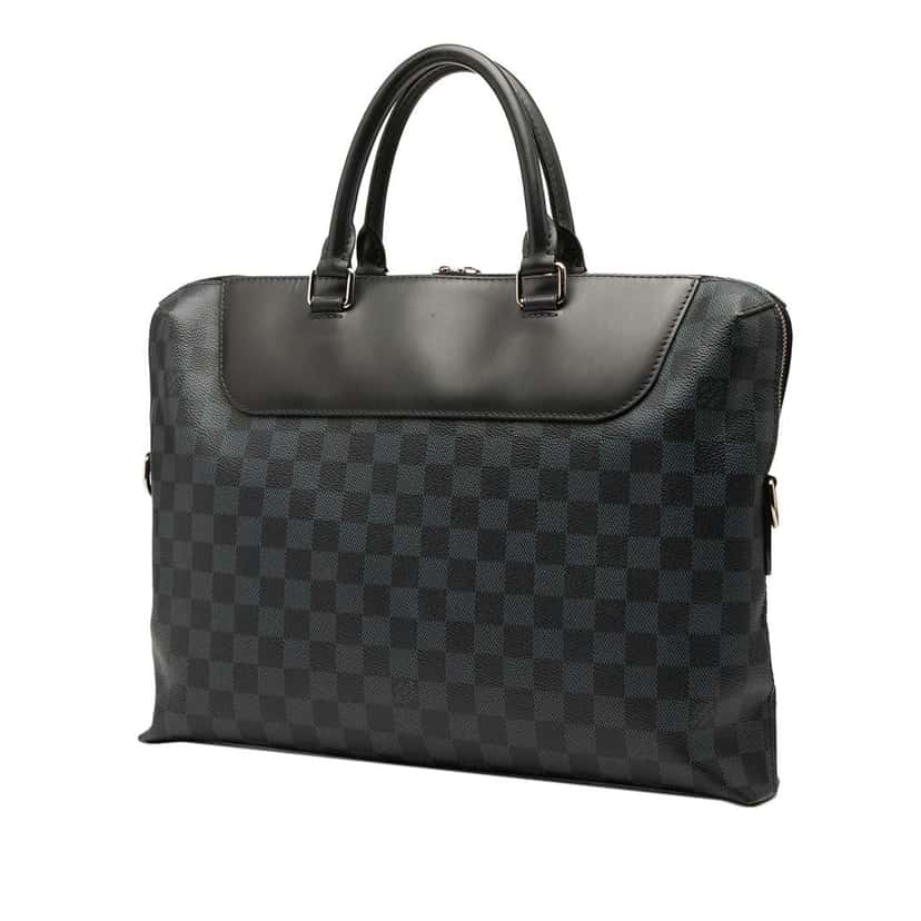 Louis Vuitton Damier Graphite Porte Documents Jour Black Good condition - Back View